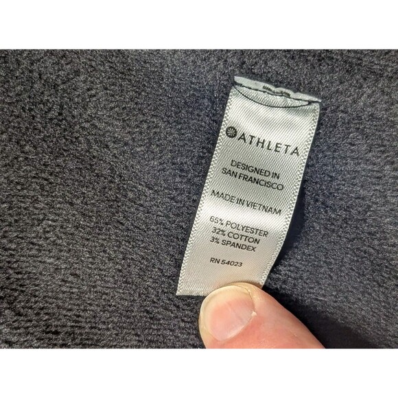 Athleta Cozy Karma Wrap Black Women's Size Small 383713 - Picture 5 of 8